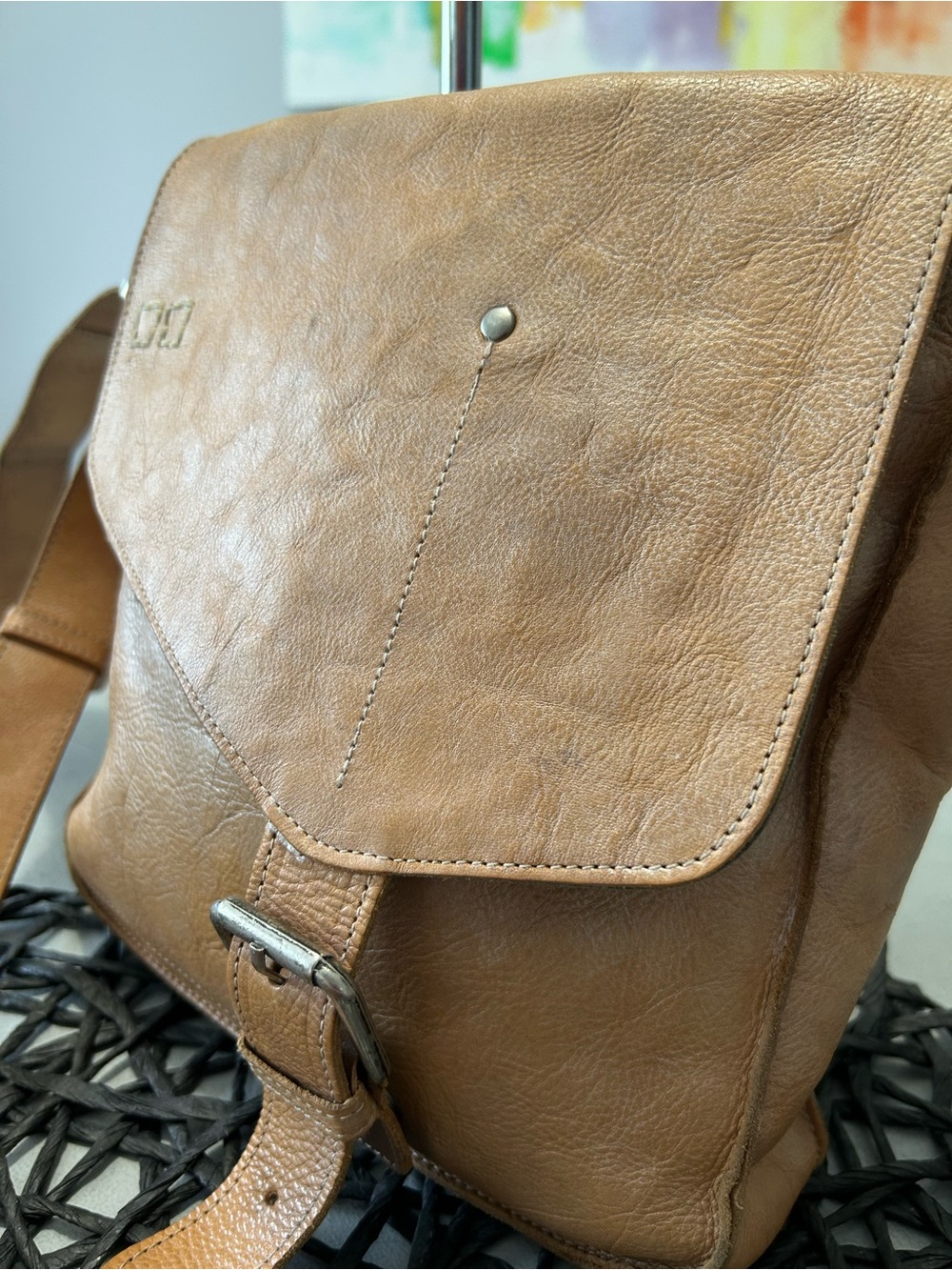 Bed Stu Venice Beach Rustic Crossbody Messenger Bag - Picture 4 of 10